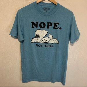 Peanuts Snoopy “Not Today” graphic tee t-shirt men’s size Medium